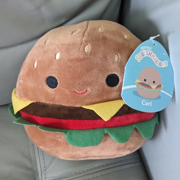 Kellytoy Toys Squishmallow 9 Carl The Cheeseburger Poshmark